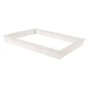 Builders Edge 450 x 600mm White Manhole Frame Kit
