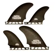 Pacific Vibrations Surfboard Fins Hydromatic Quad set fits Futures base