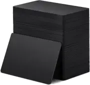 100 Pcs NFC Blank PVC Black Cards Chip 868 Bytes Memory Color Cards Digital Prog