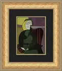 Pablo Picasso Portrait of Marie-Therese in a Red Armchair I Custom Framed Print