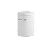 Waste Bin ABS With Sensors White Oval 10-zt29 H&h