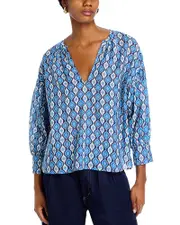 Velvet by Graham & Spencer Keren Printed Boho Top