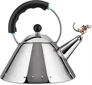 Alessi 9093 Tea Rex Michael Graves Kettle, Black