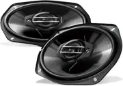 TS-G6930F 3-Way Coaxial Car Audio Speaker, Full Range, Clear Sound Quality, Easy