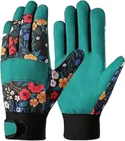 Gloves for Gardening - Wear-resistant Gloves for Pruning,Puncture-Proof Work Mittens With Secure Grip for Outdoor Pruning Planting Labor Yard Warehouse