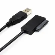 USB2.0 to SATA Cable SATA 7+6 Pin Converter Adapter Data Cable for Laptop CD-Rom Support UASP USB Adapter