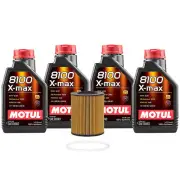 4L Motul 8100 X-MAX 0W-40 Wix Filter Motor Oil Change Kit For LR3 Volvo API SN (for: Volvo)