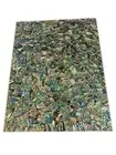 Rectangle Marble Dining Table Top Abalone Shell Overlay Work Restaurant Table