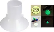 Polinox 00645000 Salt Funnel for Dishwasher, Bathtub Compatible with Bosch Siemens Neff Gaggenau Original with Fluorescent Keyring
