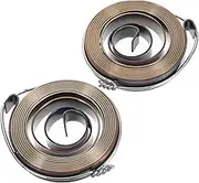 SHINEOFI 2pcs Stainless Spring for Drill Press Milling Machine Durable Torsional Coil Springs for Feed Return Construction Easy Operation