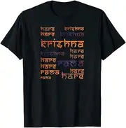 [VidiAmazing] Hare Krishna Mahamantra for Men Women Boys and Girls T-Shirt ds962 T-Shirt