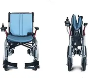 New electric folding ultra light 15 kg wheelchair magnesium alloy comfortable load-bearing portable elderly disabled people scooter