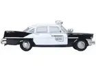 1959 Plymouth Savoy Black and White 1/87 (HO) Scale Diecast Model Car