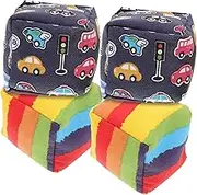 BESPORTBLE 4pcs Sandbag Bean Bags for Toss Soft Corn Hole Bean Bags À Party Little Woven Bean Bag Beanbag Game Bean Bag Sensory Bean Bags Cloth