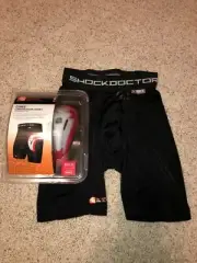 SHOCK DOCTOR CORE Compression Short + Bioflex Cup, Short SM 9 AND UNDER