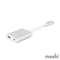 在飛比找momo購物網優惠-【moshi】USB-C 音樂/充電二合一轉接器