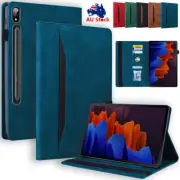 For Samsung Galaxy Tab S9 S10 FE FE+ Tablet Shockproof Flip Leather Case Cover