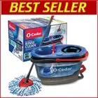 RinseClean Spin Mop System – Clean Floors with 99% Bacteria Removal Efficiency
