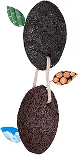 2pcs Pumice Stone for Feet Earth Stone Pumice Stone for Hand Earth Pumice Stone ADOCARN
