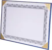 GRADENEVE 1 Sheet Certificate Frame Blank Paper for Printing Diploma Award Paper with Floral Borders Decorative for Home Office School Awards and Honors
