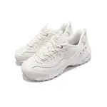 【SKECHERS】 D LITES 149267WLV 女 白色 老爹鞋 異材質 皮革 輕量 復古鞋