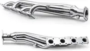 Exhaust Manifold Headers Stainless Steel Piping Header Compatible with Nissan Titan Armada QX56 04-15 5.6L V8