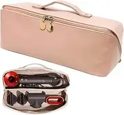 [Linpr] Travel Storage Bag suitable for Dyson Airwrap Styler/shark flexstyle, Portable Handheld Travel Case, Double Compartments Organizer Bag with Large Opening, Waterproof Hair Dryer Carrying Case