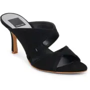 Dolce Vita Womens Mandel Solid Suede Heels BHFO 5513