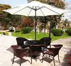Alfresco 3m Steel Outdoor Umbrella White