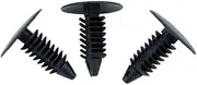 BYBDQKTVEH 20/50Pcs 8mm Auto Fastener Fit Hole Nylon Car Clips Fender Bumper Shield Retainer Plastic Rivet Compatible with GM Ford Chrysler Fasteners and Clips(20pcs)