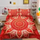 3D special Print Sun Red Dream Bedding Duvet Quilt Set King Size