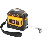 2-In-1 Laser Distance Meter 60m Laser Tape Measure Laser Range Self-Locking tpys
