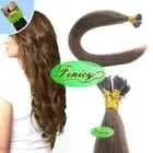 Nano Ring Tip Human Hair Extensions Invisible Micro Beads Link Double Drawn Hair