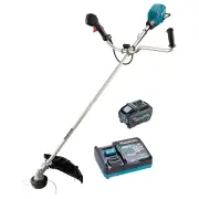 Makita UR006GT102 - 40V Max Brushless U-Handle Line Trimmer Kit (1 x 5.0Ah)