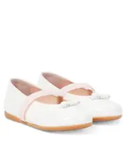 [Dolce & Gabbana Kids] Dolce & Gabbana Kids Leather ballet flats UK 12 white