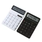 12 Digit Calculators Solar Power Desktop Calculator with Large Display