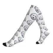 Compression Socks Women Men, Calf Knee High Socks For Cute Goldendoodle