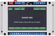 Jiawu Relay Module, 8 Channel Relay Switch Module with Modbus RTU Optocoupler Isolated, Compatible with RS485 Interface with 120R Terminal Resistor DIP Switch