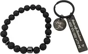 [Zolivie] Drive Safe Keychain & Bracelet for Men-Car Keyring-Car Keys Accessories- Gift Idea for him-Husband Boyfriend Friend Dad Son-Love You Key Ring-Cute & Thoughtful Gift