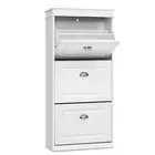 Shoe Cabinet Shoes Storage Rack White Organiser Shelf Cupboard 18 Pairs Drawer A