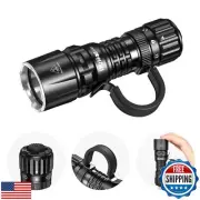 Wurkkos TD07 Tactical Flashlight, USB-C Rechargeable Flashlights, 1300 High L