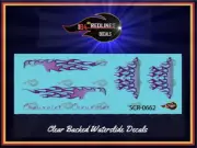 1/64 Chevrolet "Purple Flames II" CUSTOM Decal SCR-0662
