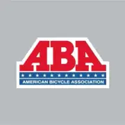 ABA - plate decal on white - old school bmx