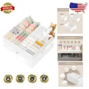 Durable 10-Pack Drawer Organizers - Stackable Storage for Clutter-Free Spaces