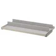 KOMPLEMENT pull-out tray with shoe insert, grey-beige/light grey, 100x58 cm