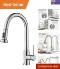 WELS Kitchen Tap Pull Out 2-Mode Spray Basin Mixer Tap 360° Swivel Laundry Si...