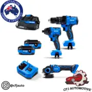 KINCROME 18V 3 Piece Brushless Drill, Driver & Grinder Combo