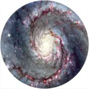 Slipmat Slip Mat Scratchpad Felt 7" Turntable 45 DJ Record Player SPIRAL GALAXY