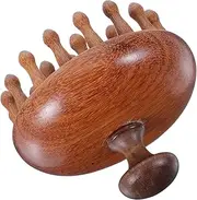 ZUNOXAZ Wooden Scalp Massager Brush Natural Solid Wood Head Massage Accessory for Itch Relief Dandruff Reduction Healthy Scalp Care Travel Friendly for and Relaxation