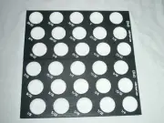 ER40 Collet Rack - Inch x 32nds- labeled, Set Organizer Holder Stand Tray 2CY